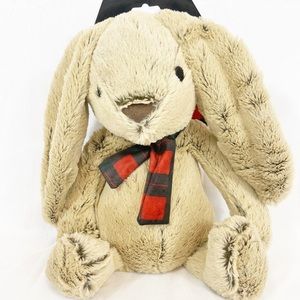Fun Dog Toy to Tug Toss and Fetch Interactive Pet Large Brown lop Eared Bunny